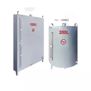 튼튼한 보일러 탱크 기름 경유 600L 원형 석유 등유 저장 대용량 야외 기름통