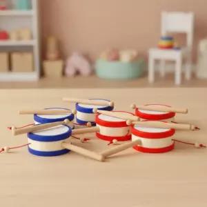 캐스비 흔들북 6종세트 (대) 리듬악기 타악기 장난감 아기북 두드리기 드럼 연주 악기놀이