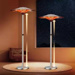 야외 히터 전기 우산형 난방기 삿갓 반사식 대형 식당용 업소 테라스 파라솔