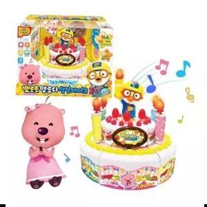 유아생일선물 유아 뽀로로 멜로디 생일 케이크 2탄 임의 배송