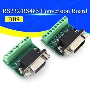 1510Pcs Javino DB9 Male Female 어댑터 신호 터미널 모듈 RS232 RS485 직렬-터미널 9 핀 홀 커넥터