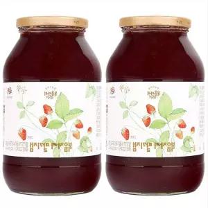 아침식사용 대용량 복음자리 딸기잼 1.3kg 2개 식빵 토스트 요거트 드레싱