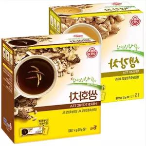 부모님 선물용 생강차 쌍화차 혼합 구성 스틱 분말 차세트 15T