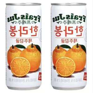 단체 간식용 프레주 한라봉 제주감귤 주스 240ml 30캔 묶음