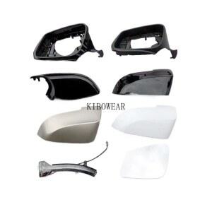 BMW 5 6 7 F10 F11 F18 GT F07 F06 F12 F13 F01 F02 GT용 자동차 사이드 미러 커버 프레임 홀더 글래스 트림 턴 시그널