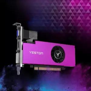 YESTON 라데온 RX550 LP D5 카드 슬림형 4GB 그래픽