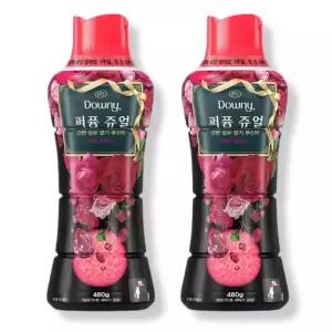 다우니 포근한세탁 향기부스터 루비 퍼퓸 쥬얼 피오니 480g 2개