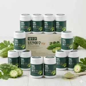 [GBMS] 제주산 당찬 여주분말 1박스 30gX2ea(60g) 6개 12병