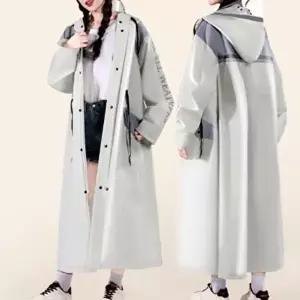 [옷자락]여성용 일상 루즈핏 후드형 비옷 코트