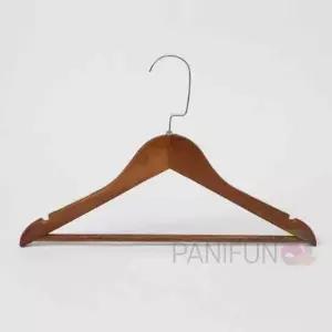 원목 HYF023C4 논슬립옷걸이 5p 브라운 나무옷걸이 여자옷걸이 미끄럼방지옷걸이 여성옷걸이 옷장옷걸이