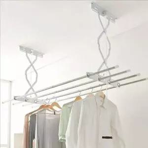 수동 GLH737V8 천장 빨래 건조대 고정형 베란다 건조대 봉 스테인레스 125cm