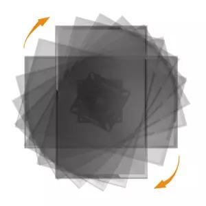 360도 피벗형 가로세로 회전 슬림 티비 모니터 벽부형 벽걸이 브라켓 거치대 삼성 엘지 LG 모든 브랜드 15 17 18 20 23 24 27 32인치 호환