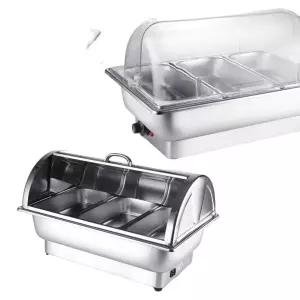 뷔페용 온열기 푸드워머 단일칸 사각 단열 식당 중탕기 호텔