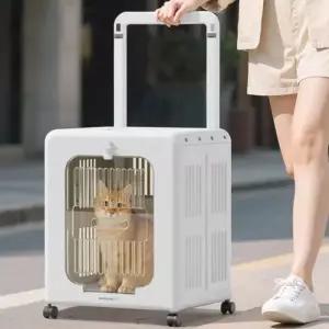 딩동펫 강아지 고양이 이동 캐리어 외출 용품 접이식 프론티어 빅에어 MNS