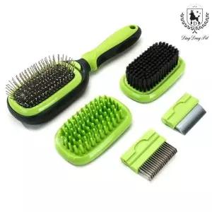 딩동펫 강아지 고양이 브러쉬 털 정리 관리 용품 5in1그루밍 MNS