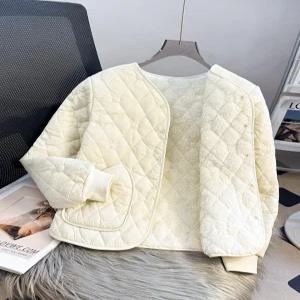 경량패딩 여성용 기모 자켓 경량 방한 점퍼 양털 깔깔이