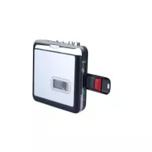 레트로 카세트테이프 USB 플레이어 휴대용 녹음 재생기 MP3 변환기