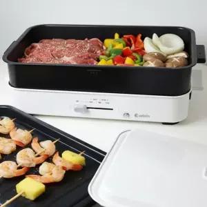 벤하임BER04001 멀티 전기그릴 2in1 전골팬 그릴팬 뚜껑 하나로 전기냄비