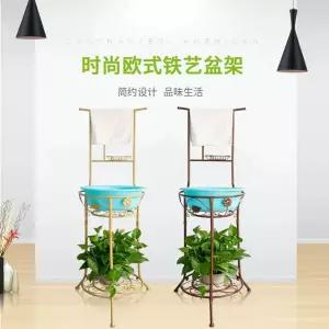 세숫대야받침대 거치대 화장실 세숫대야 하이텐드 스텐 화이트