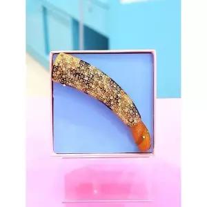 [하프클럽/ 주얼리] 세이브존05 프랑스 소 바나나핀(브라운호피)2 RRDB24020214