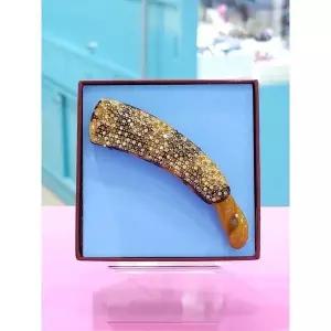 [하프클럽/ 주얼리] 세이브존05 프랑스 스와로브스키 중 바나나핀(호피)0 RRDB