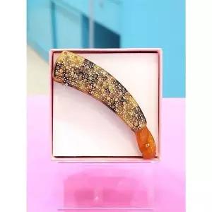 [하프클럽/ 주얼리] 세이브존05 프랑스 소 바나나핀(브라운호피)2 RRDD24020214