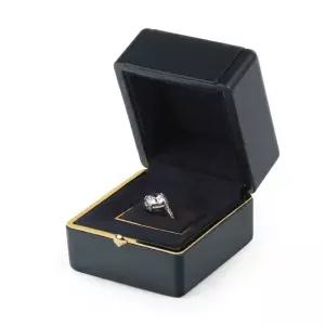 결혼 반지 반지상자 가방 보석 선물 블루 반지함 상자