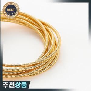 4개/묶음 14K 18K 골드 컬러 도금 팔찌 스프링 와이어 목걸이 보호 DIY 쥬얼리  만들기