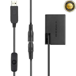 USB-A ~ LP-E17 ACK-E18 DR-E18 Canon EOS 750D Kiss X8i T6i 77D 800D SRP 반란군 SL2 용 더미 배터리