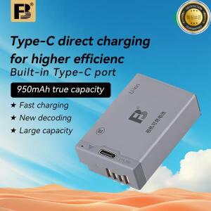 Canon R8 R10 RP 850D 760D 77D M6II M5 M3 200DII용 Type-C 충전 포트가 있는 FB LP-E17 USB-C 카메라 배