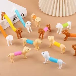 댄스복 방송 아이돌 무대 의상 발표회 12/24개 신축성 있는 팝 튜브 강아지 장난감 감각적 압박  애완동물