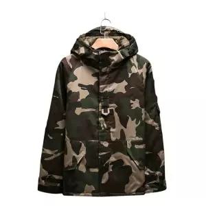 남성 카모 항공점퍼 누빔솜 잠바 누빔 야상 숏패딩