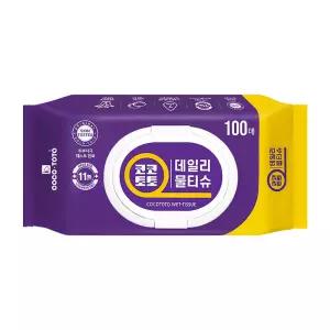 코코토토 데일리 물티슈 100매 10팩 대용량 휴대용