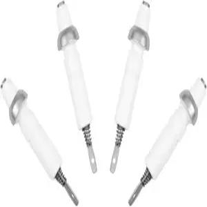 4Pcs 189324 보쉬 써마도어 레인지 오븐 스토브 쿡탑용 상단 버너 스파크 점화기 장착 189719 189889