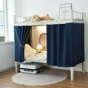 기숙사 홈 이층 침대 커튼 천 견고한 두꺼운 캐노피 학생 프라이버시 쉐이딩 텐트 방수 통기성 암막 침구