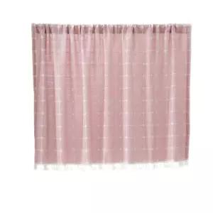 주방창문가리개 뒷베란다 패브릭 카키 하프커튼 커텐 주방 워터그린 가림