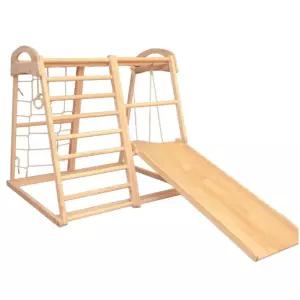 원목 클라이밍 기구 등반 대형 미끄럼틀 놀이대 실내놀이터 슬라이드