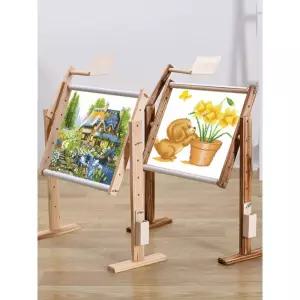 자수틀 조정 원목 프레임 프랑스 십자수 공방 거치대 상품