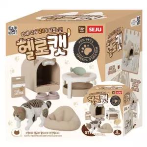 단체 사은품 고양이 미니어쳐 1p x 10개 1묶음 고양이 미니어쳐 핼로켓 집사놀이