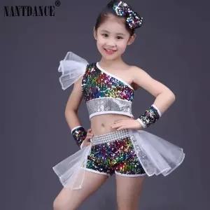 댄스복 방송 아이돌 무대 의상 발표회 용 재즈 댄스 스트리트 공연 의상현대 호환 무용 모델 캣워크 스팽글