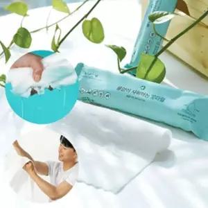 환자용 물티슈 물없이 샤워하는 ?타올 10개 청소 책상 세정