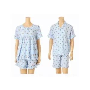 [솔브] 정상 커플잠옷 레이온 푸들 구름나염 반팔 파자마 남여 단품 SPA2606W SPA2606M A_P419340199