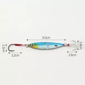 3p세트 지그 20g 갈치 메탈 바이브 루어 블루