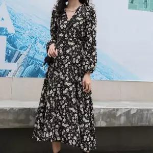 [신상오픈런]플라워원피스 랩스타일 에이라인 맥시 보헤미안 긴팔 (30486587)