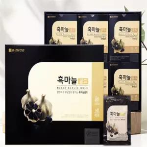 유쎌스토어 흑마늘골드 80ML X 60포 X 4개 건강즙 흑마늘액기스
