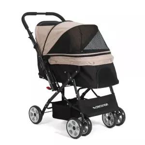 피카노리 애견 유모차 고양이 캐리어 디럭스 방수 소재 다견용 개모차 MNA