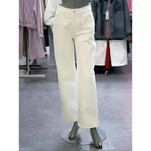 [하프클럽/] 세이브존03 여성 화이트 데님 팬츠 ITA1EL53A