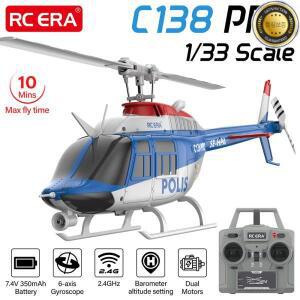RC ERA C138 PRO 헬리콥터 133 6채널 6축 자이로 2.4G 광학 흐름 위치 지정 100M 거리 10분 비행 시간