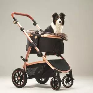 피카노리 반려견 유모차 노령 외출용 아이소픽스 펫셔리 올리버 로지 플러스 MNA
