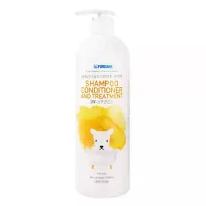 포켄스 반려견 샴푸 순한 대용량 린스 트리트먼트 털 관리 3IN1 1L MNA